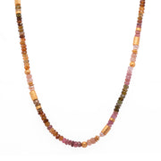 Tourmaline, Rainbow Moonstone and Pearl Jewelry Set in 24K Fair Trade Gold Vermeil Necklace
